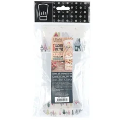 Cerf Dellier Sachets polypro Village de Noël 10 x 22 cm (x5) Discount
