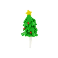 Cerf Dellier Sapin de Noël 3D sur pique