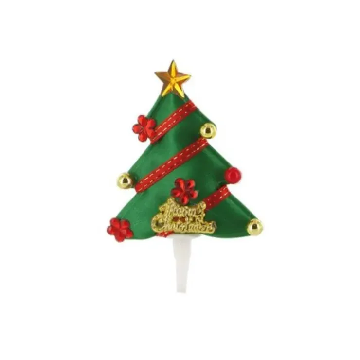 Cerf Dellier Sapin de Noël décoré sur pique Discount