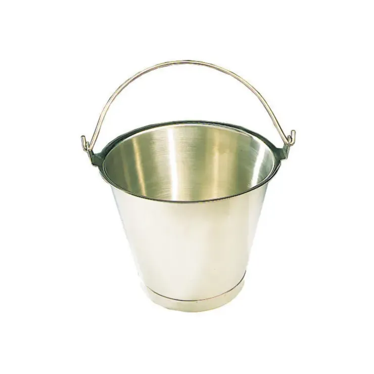 Cerf Dellier Seau inox gradué avec socle de renfort 12 L Online