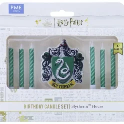 Cerf Dellier Set de 7 bougies d'anniversaire Serpentard Harry Potter Online