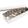 Cerf Dellier Set de 5 mini-plats japonais inox pour mise en place Online