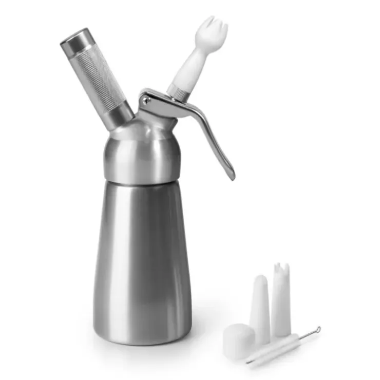 Cerf Dellier Siphon à crème argent Sale
