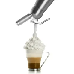 Cerf Dellier Siphon à crème argent Sale