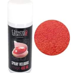 Cerf Dellier Spray effet velours Rouge 400 ml Clearance