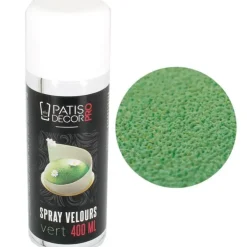 Cerf Dellier Spray effet velours Vert 400 ml New