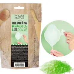 Cerf Dellier Sucre barbe à papa Pomme verte 400 g New