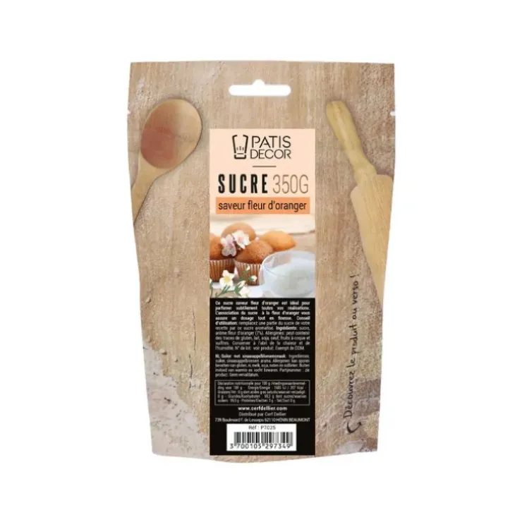 Cerf Dellier Sucre saveur fleur d'oranger 350g Discount