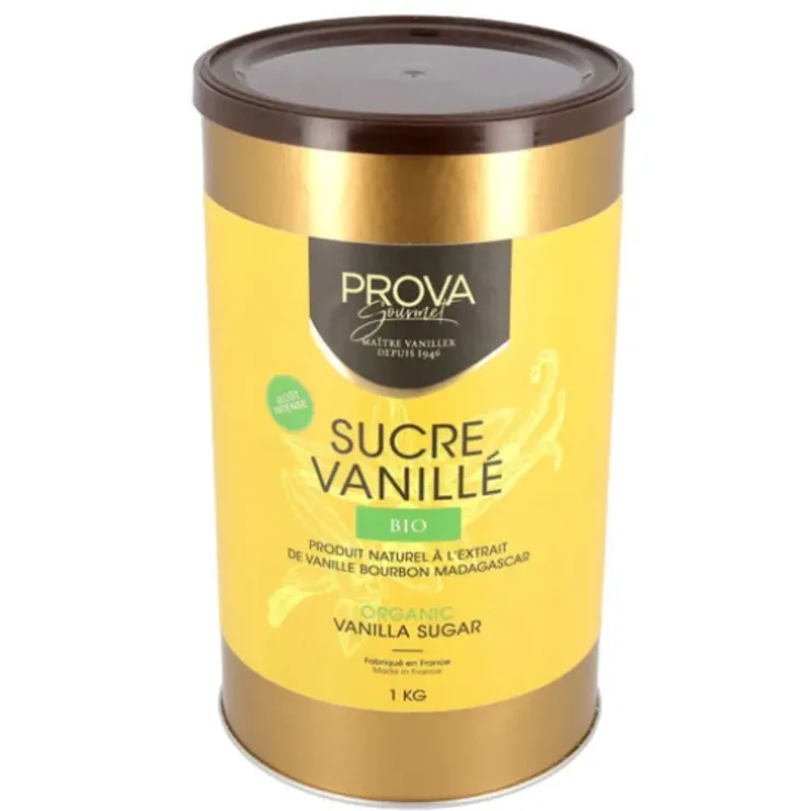Cerf Dellier Sucre vanillé bio Prova 1 kg - DDM 03/24 Best