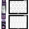 Cerf Dellier Tapis de cuisson silicone spécial macarons & éclairs 40 x 30 cm Discount