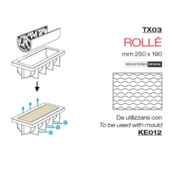 Cerf Dellier Tapis silicone texturé Rollé Discount
