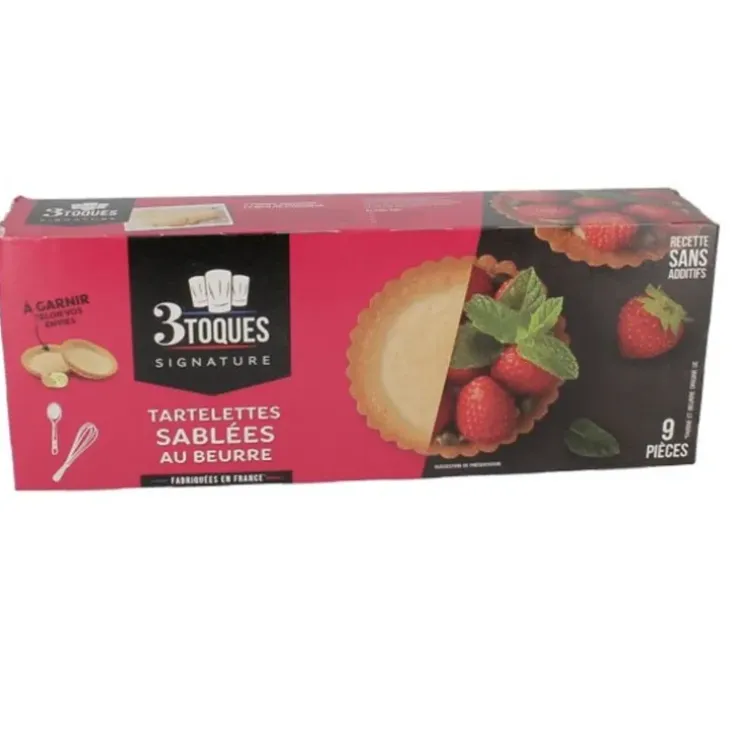 Cerf Dellier Tartelettes sablées au beurre (x9) Best