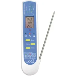 Cerf Dellier Thermomètre DUO infra-rouge sonde repliable IP65 de -55° à +330° c