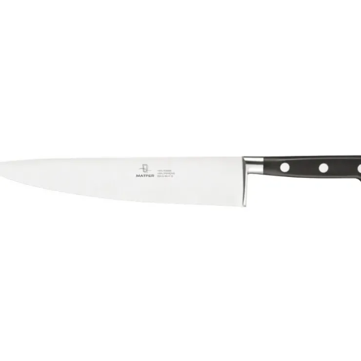 Cerf Dellier Tradition couteau de cuisine forgé monobloc inox 25 cm Discount