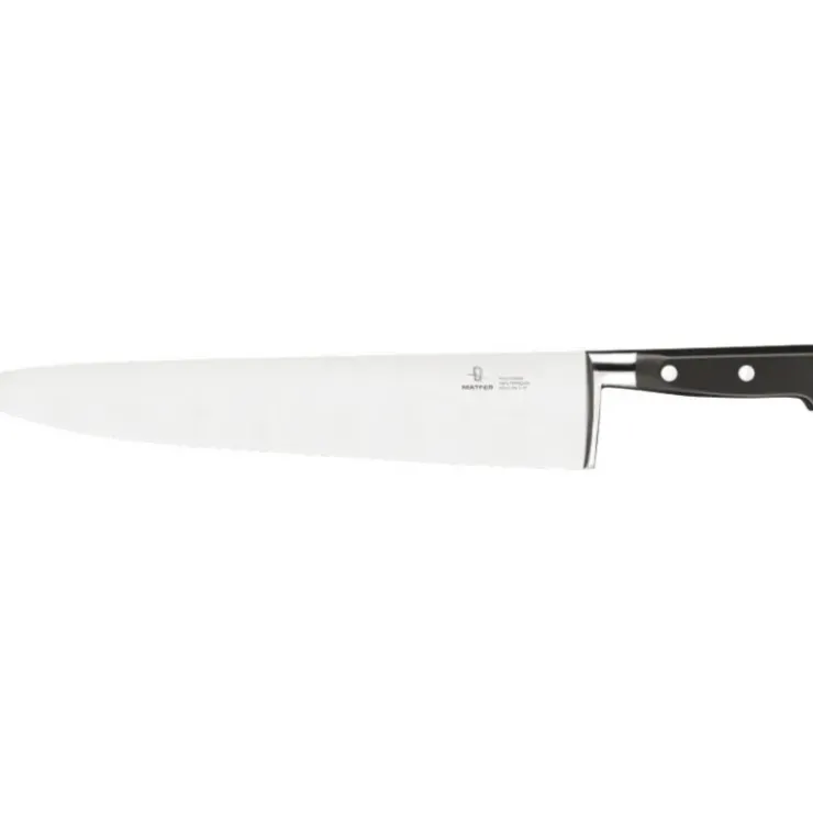 Cerf Dellier Tradition couteau de cuisine forgé monobloc inox 35 cm