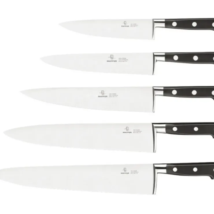 Cerf Dellier Tradition couteau de cuisine forgé monobloc inox 35 cm