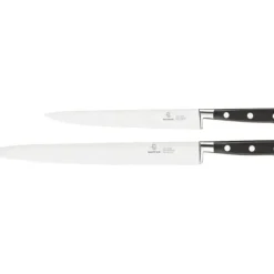 Cerf Dellier Tradition couteau tranchelard forgé monobloc inox 30 cm Hot