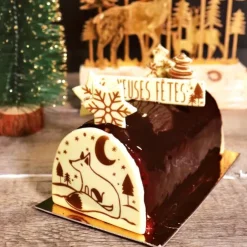 Cerf Dellier Transfert chocolat thème Noël Renard Hot