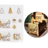 Cerf Dellier Transfert chocolat thème Noël moderne