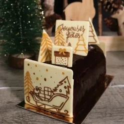 Cerf Dellier Transfert chocolat thème Noël moderne