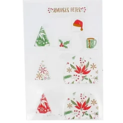 Cerf Dellier Transfert chocolat thème Noël classique