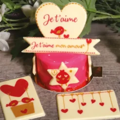 Cerf Dellier Transfert chocolat thème Saint Valentin Hot