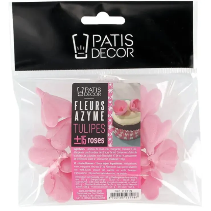 Cerf Dellier Tulipes roses en azyme (x15) Online