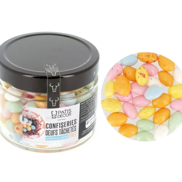 Cerf Dellier Œufs au sirop de sucre tachetés 200 g Hot