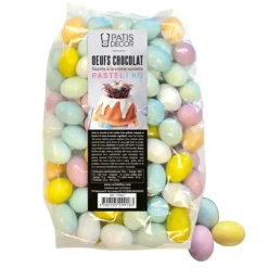 Cerf Dellier Œufs de caille en chocolat fourrés pastel 1 kg Hot