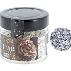 Cerf Dellier Vermicelles comestibles argentés 70 g Discount