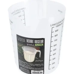 Cerf Dellier Verre doseur gradué plastique 1 L New
