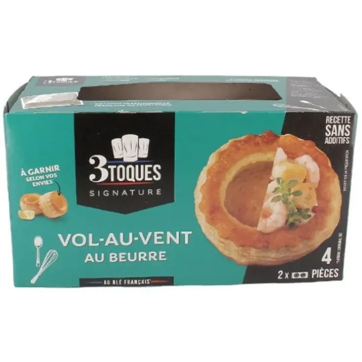 Cerf Dellier Vol-au-vent au beurre à garnir (x4) New