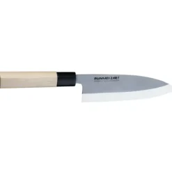Cerf Dellier Yoshikin Bunmei couteau de boucher deba inox 16,5 cm